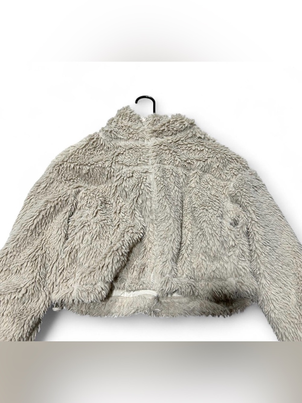 BDG Plush Faux-Shearling Jacket in Cream